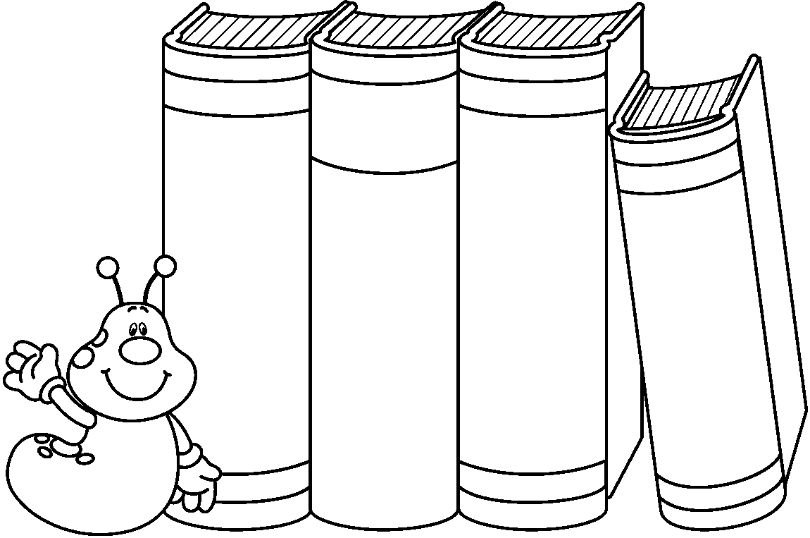 clipart book black and white - photo #29