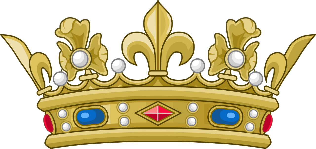 File:Crown of a Prince of the Blood of France (variant).svg ...
