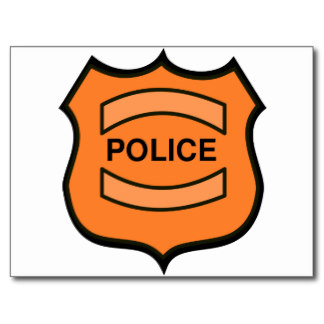 Police Badge Postcards & Postcard Template Designs