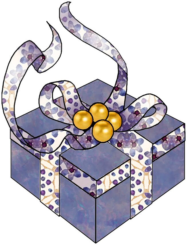 ArtbyJean - Paper Crafts: Christmas Gift Box Clip Art from set A02 ...