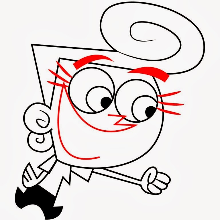 How To Draw Wanda From The Fairly Odd Parents | Draw Central