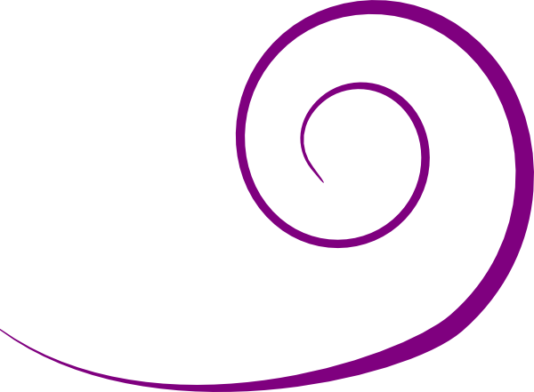 Purple Swirl clip art - vector clip art online, royalty free ...