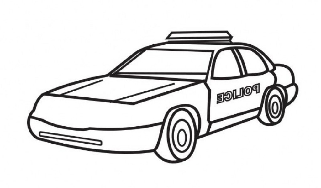 police car coloring pictures | Vehicle Pictures