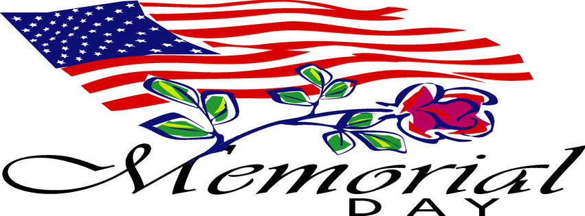 Memorial Day Flag Clip Art Image