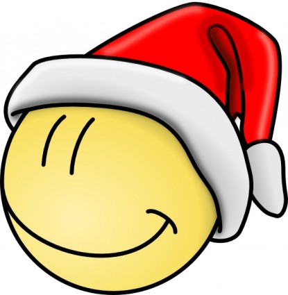 Smiley Santa Face clip art Vector clip art - Free vector for free ...