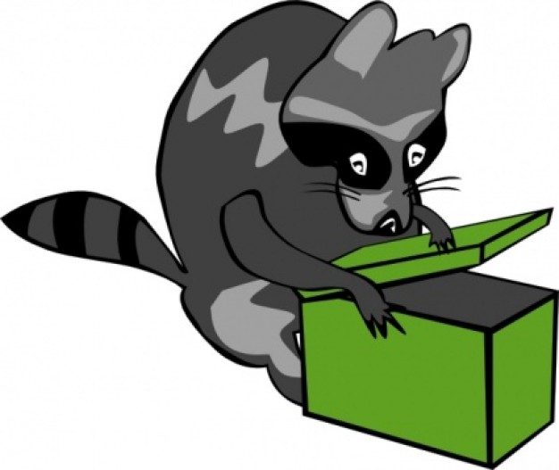 Raccoon Clipart Black And White | Clipart Panda - Free Clipart Images