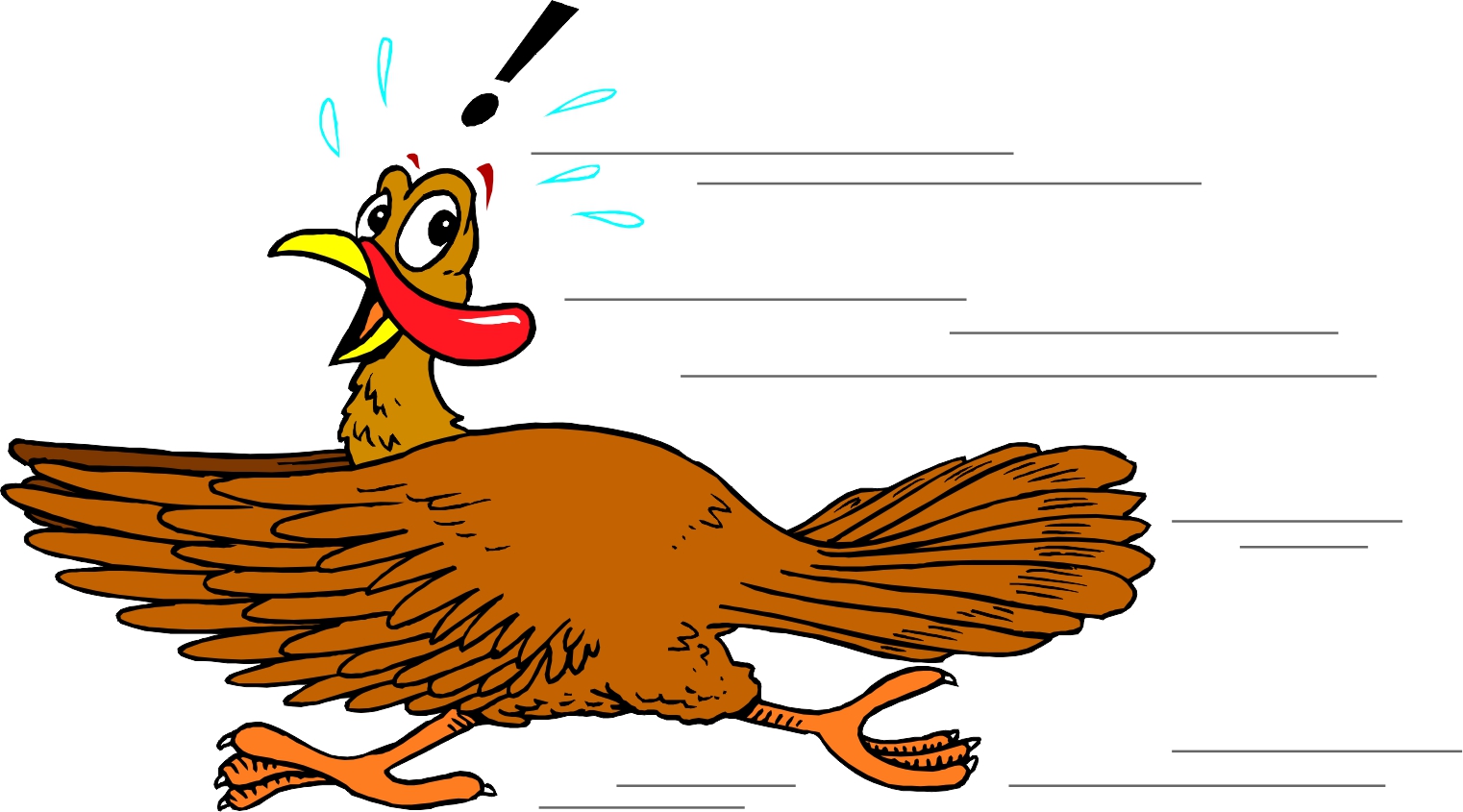 Running Turkey Clipart | Clipart Panda - Free Clipart Images