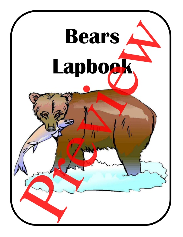 Bears Lapbook (