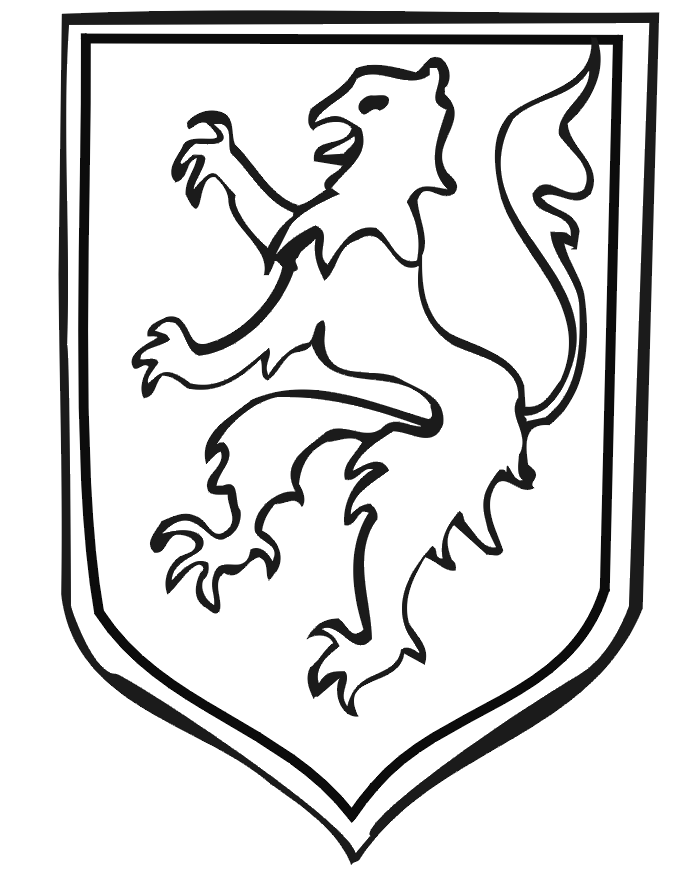 Midevil Family Crests Coloring Pages | Printable Coloring Pages