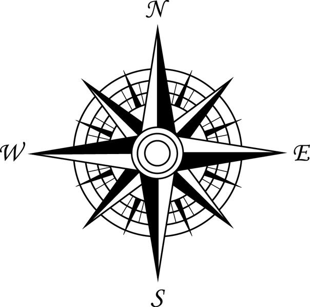 Blank Compass Rose Worksheet - Cliparts.co