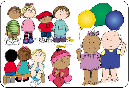 Pix For > Toddlers Playing Clipart