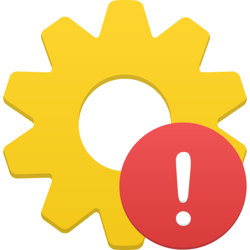 Process warning Icon | Flatastic 2 Iconset | Custom Icon Design