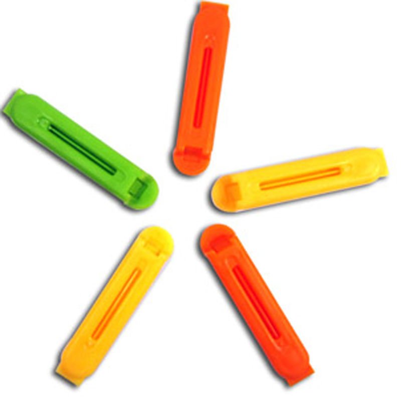 NEW 10PCS/LOT Plastic Bag Sealer Lock Clip Food Kitchen Storagein