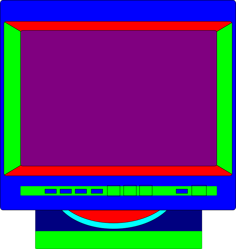 Computer Lcd Monitor Clip Art Download