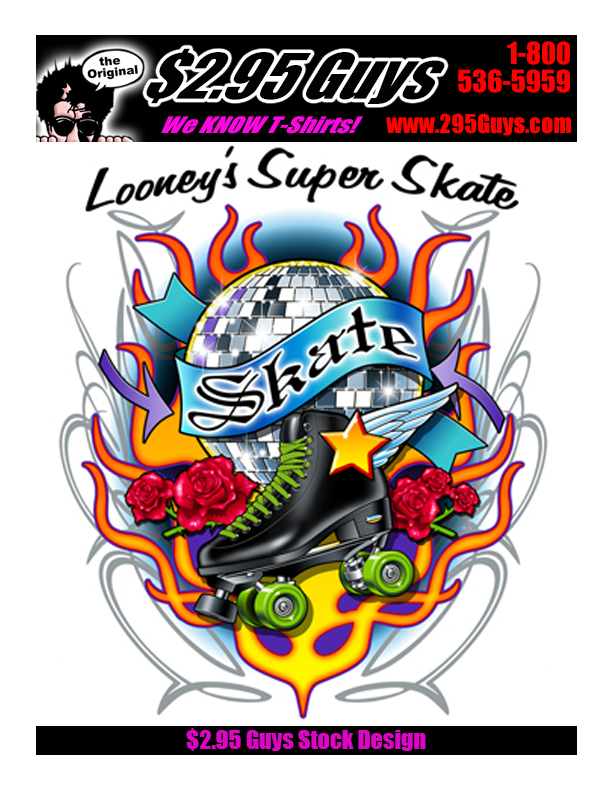 Stock design printed T-shirts | Our Skate gallery | 295guys