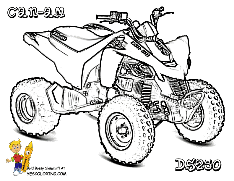 How To Draw A Four Wheeler Cliparts.co