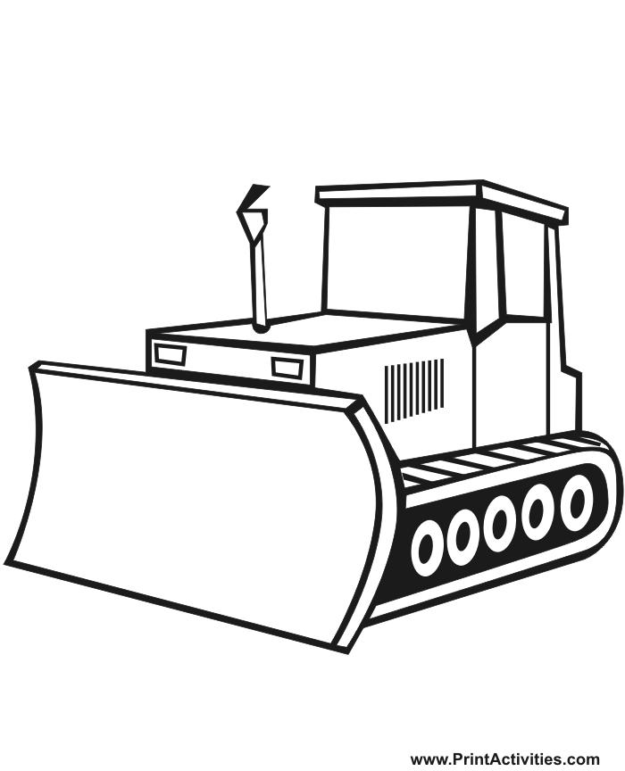 Bulldozers Coloring Pages - Free Printable Coloring Pages | Free ...