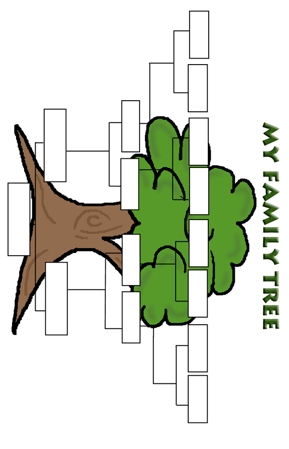 Printable Family Tree Activity For Kids
