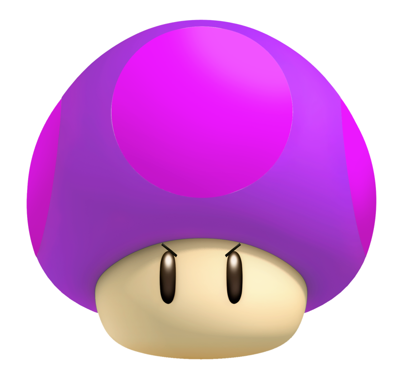 Image - Poison Mushroom SMW3D.png - Fantendo, the Nintendo Fanon ...