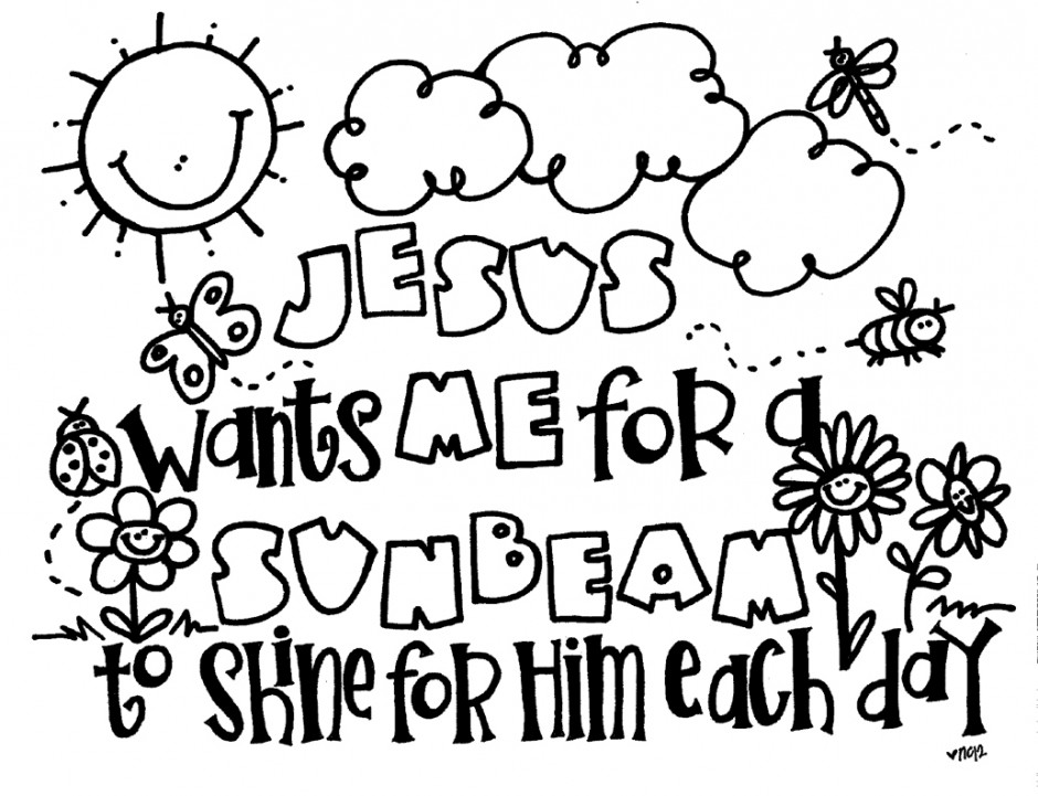 Sunbeam Coloring Page Jpg 250168 Lds.org Coloring Pages