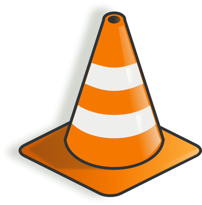 Clipart - construction cone