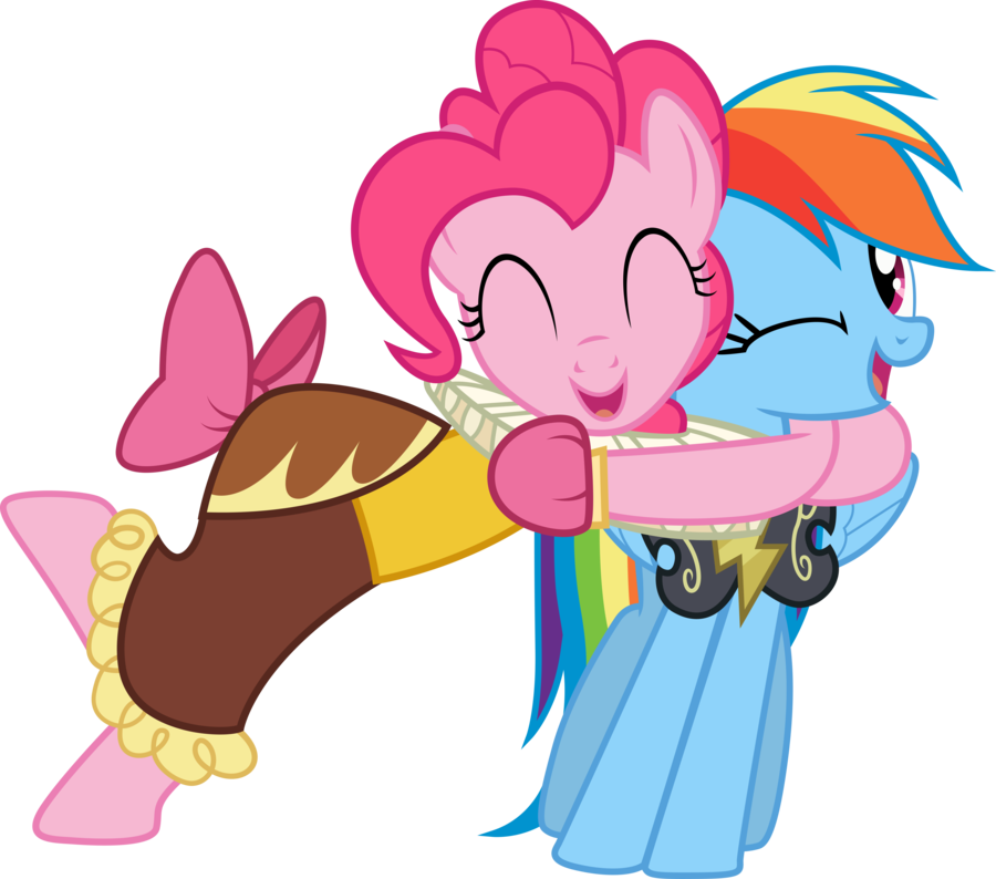 PinkieDash - Hugs! by RainbowPlasma on deviantART