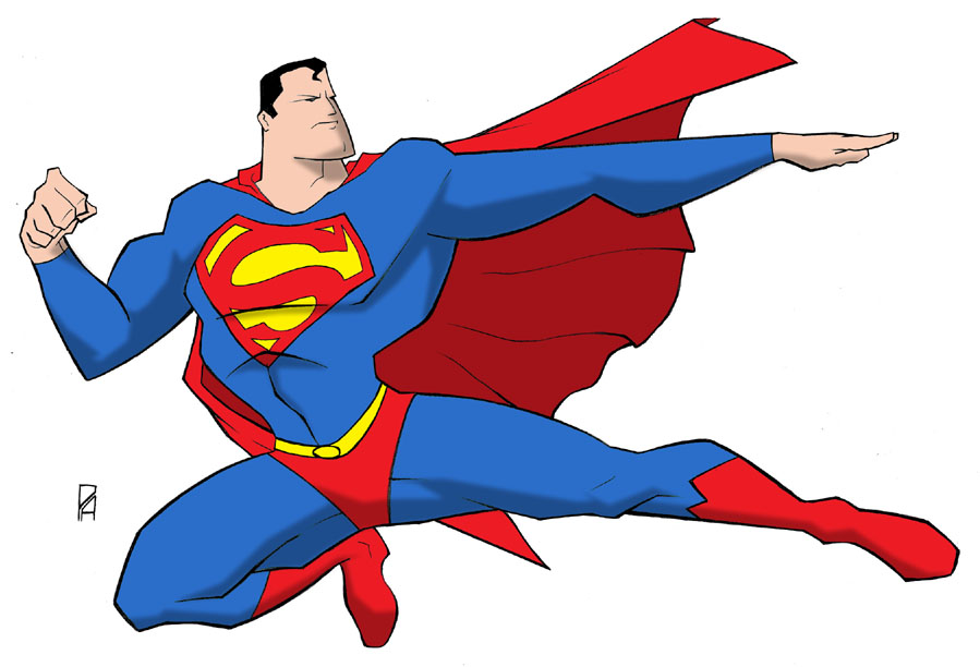 superman cartoon clip art - photo #11