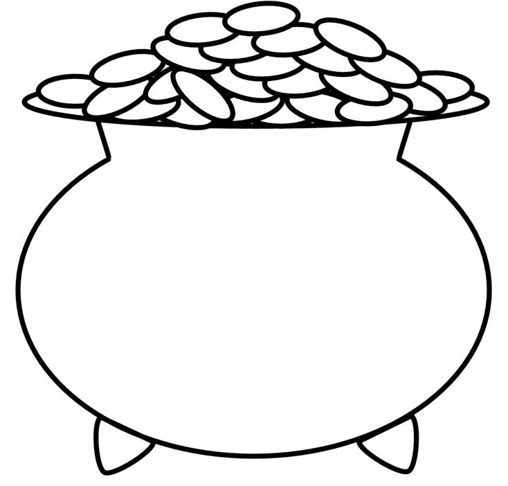 pot of gold coloring pages for kids | coloring pages for kids ...