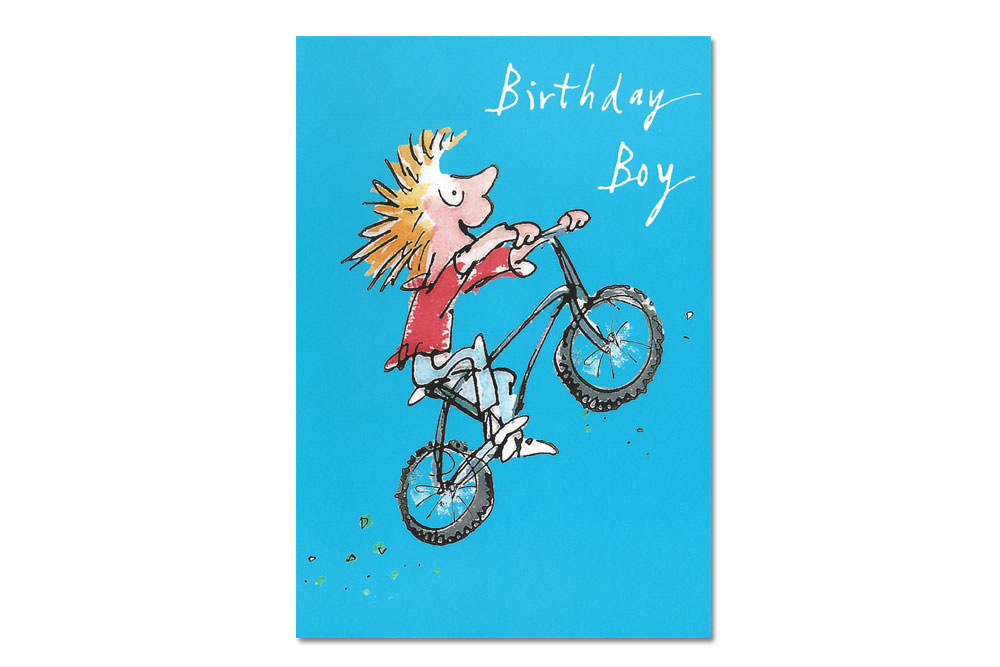 Boy's Bicycle Greeting Card | CycleMiles