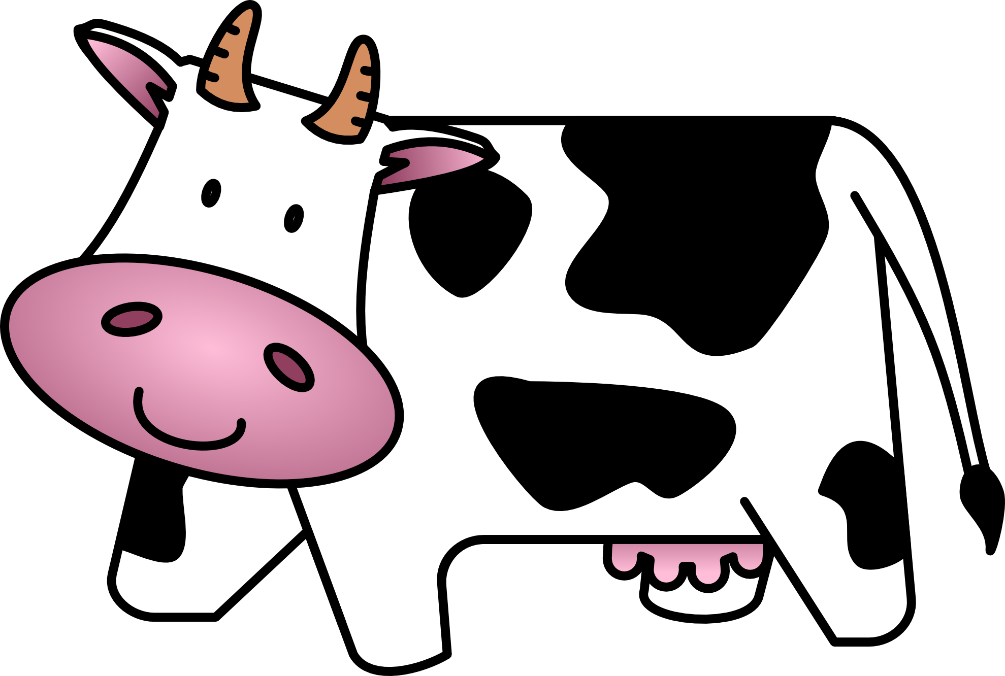 Images For > Cow Clip Art