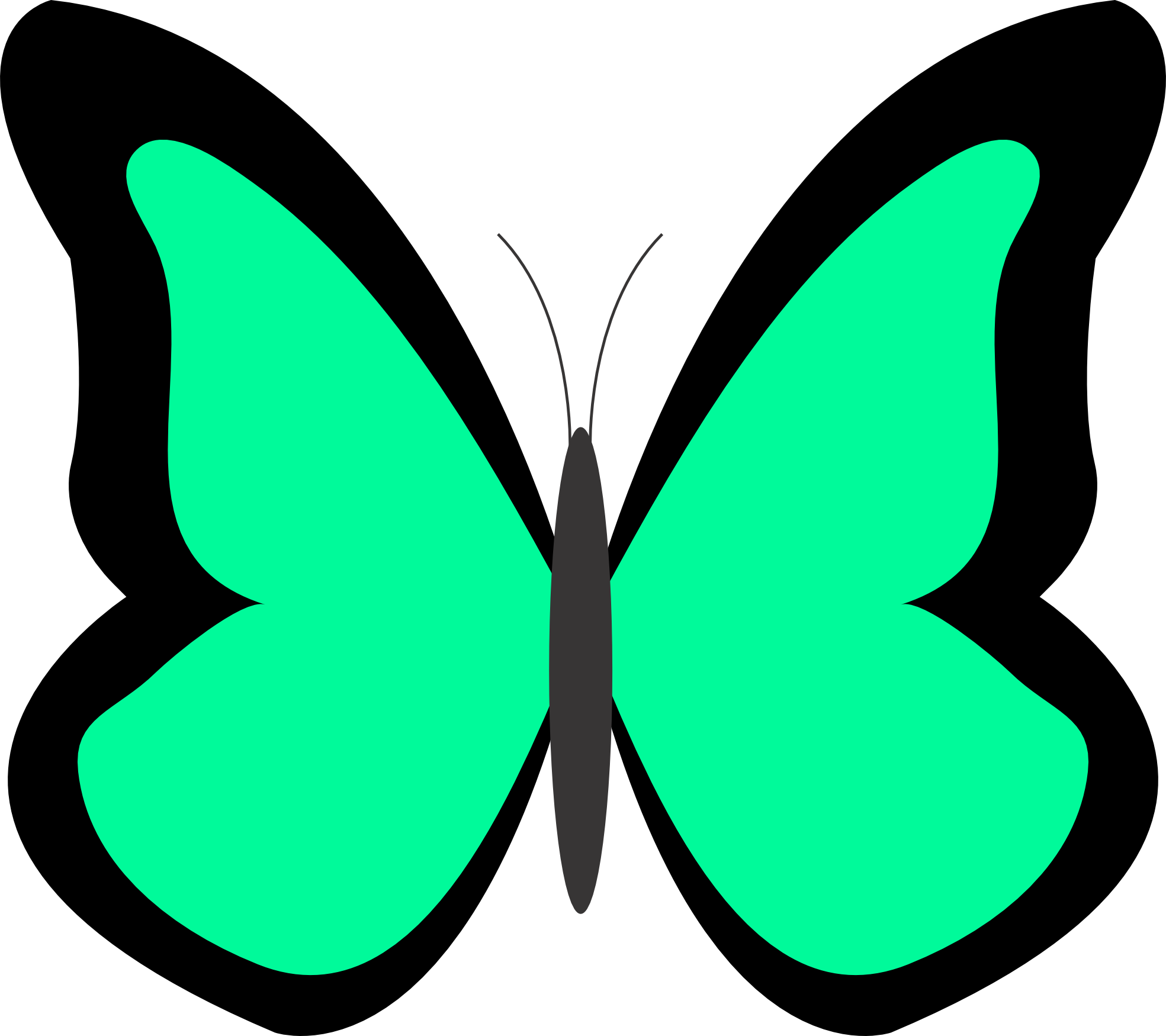 Green Butterfly Clipart | Clipart Panda - Free Clipart Images