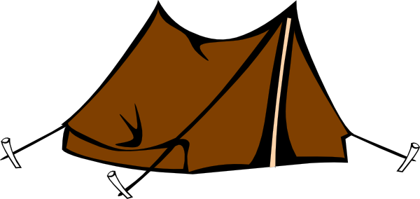 Brown Tent clip art - vector clip art online, royalty free ...