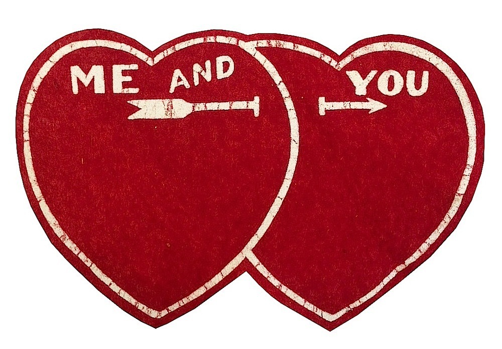 PygmyHippoShoppe — Vintage Sweetheart Patch - Double Heart