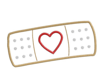 Popular items for bandaid heart on Etsy