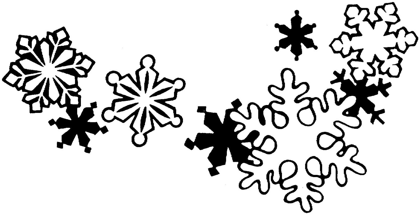 Christmas Clip Art Borders Black And White Images & Pictures - Becuo