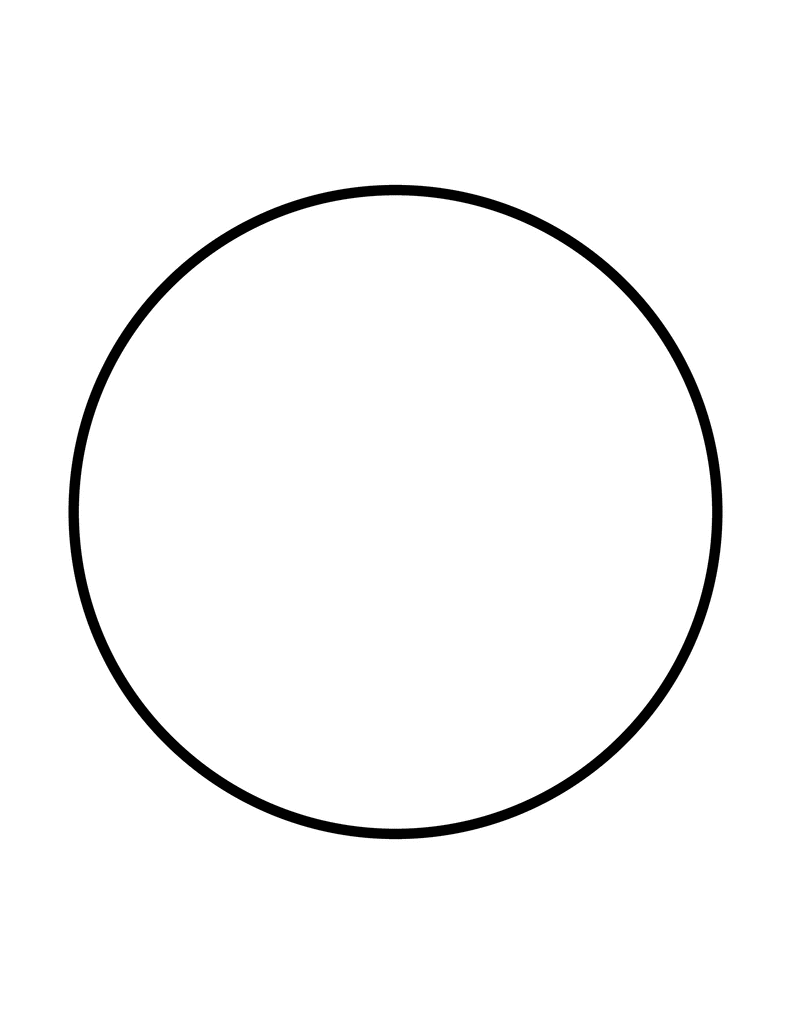 Flashcard of a Circle | ClipArt ETC