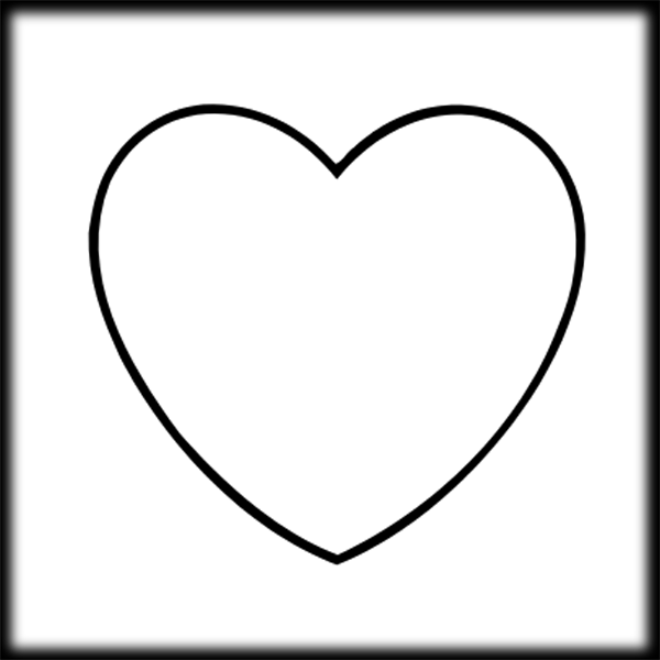 Clip Art Heart Outline - ClipArt Best