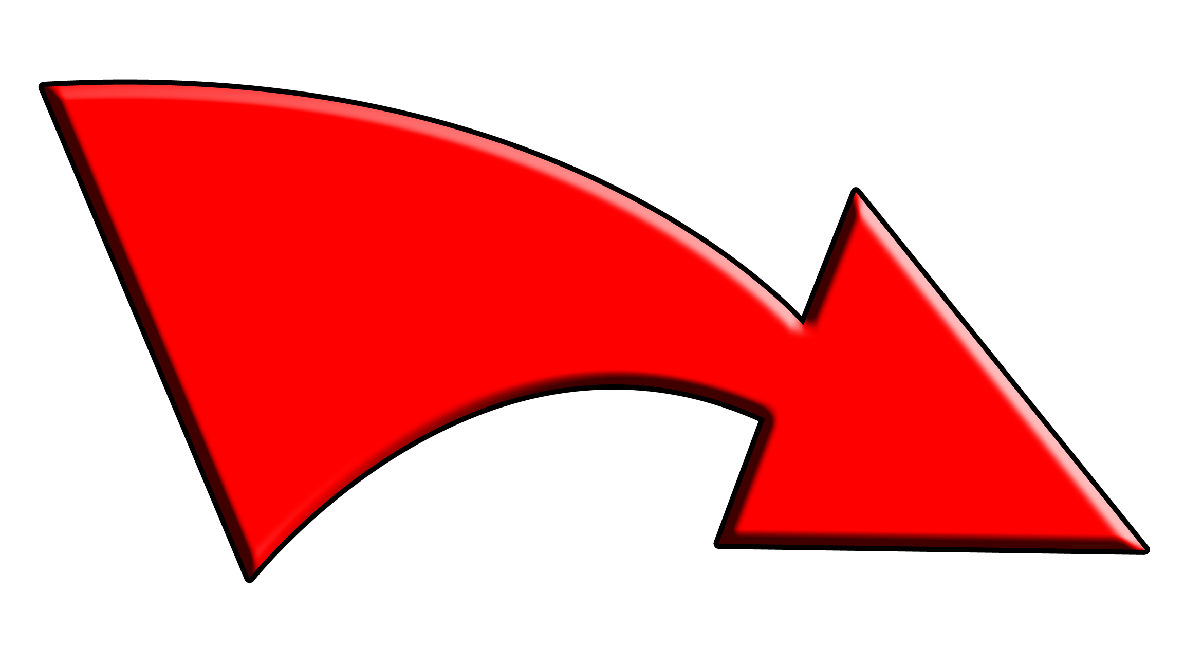 Red Curved Arrow Cliparts co