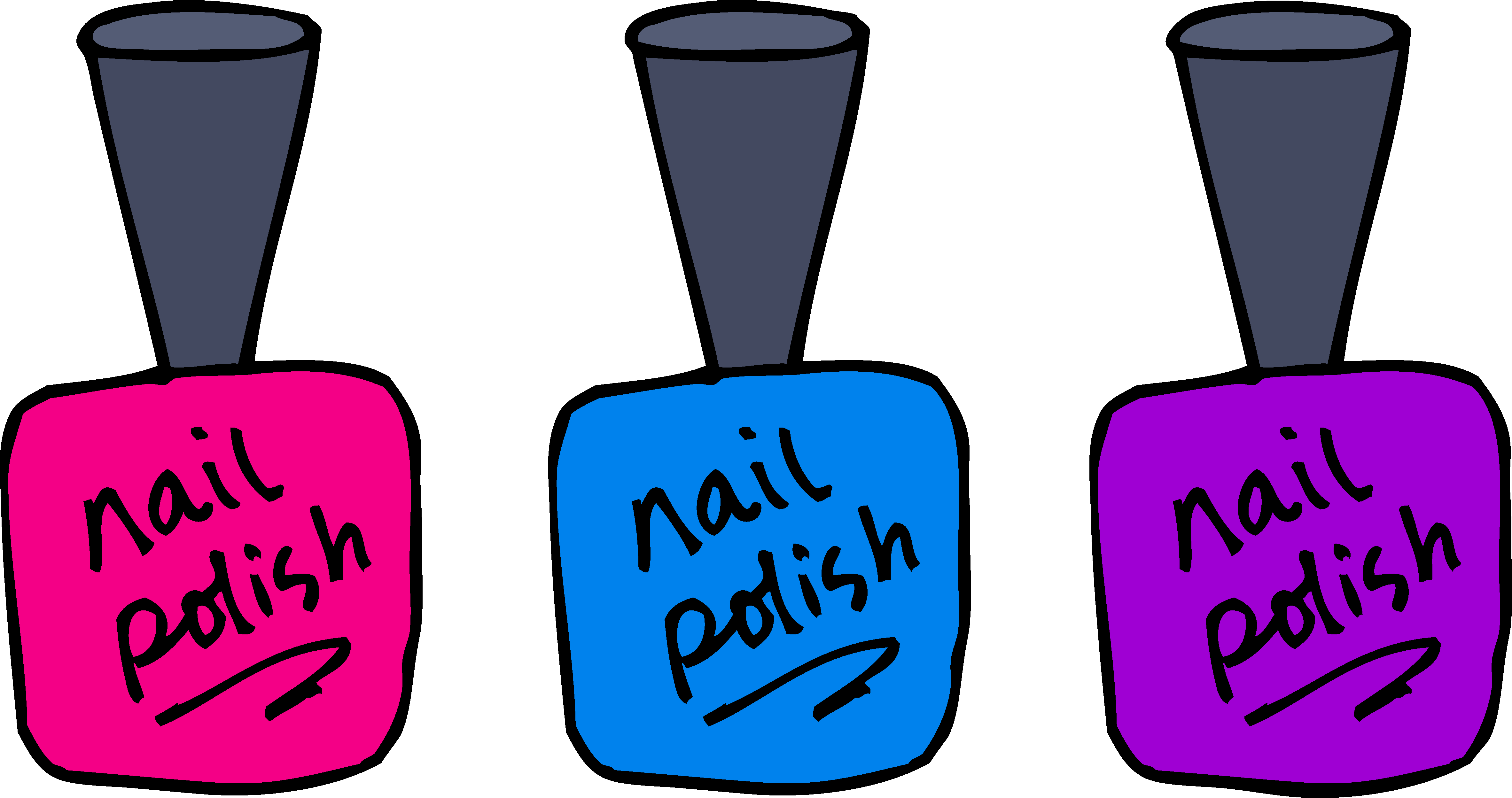 Images For > Painting Nails Clip Art