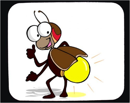 Pix For > Firefly Insect Clipart