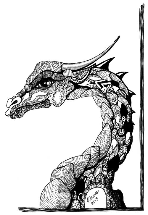 dragon drawing Archives « Eclectic Cycle