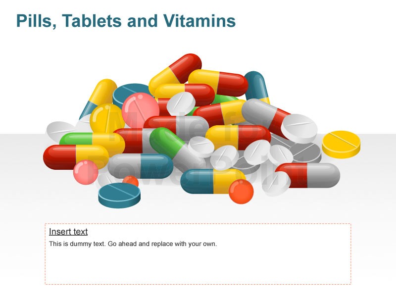 Vitamins PPT - Editable PowerPoint Illustrations