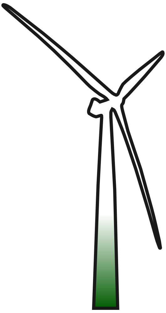 OnlineLabels Clip Art - Wind Turbine 2