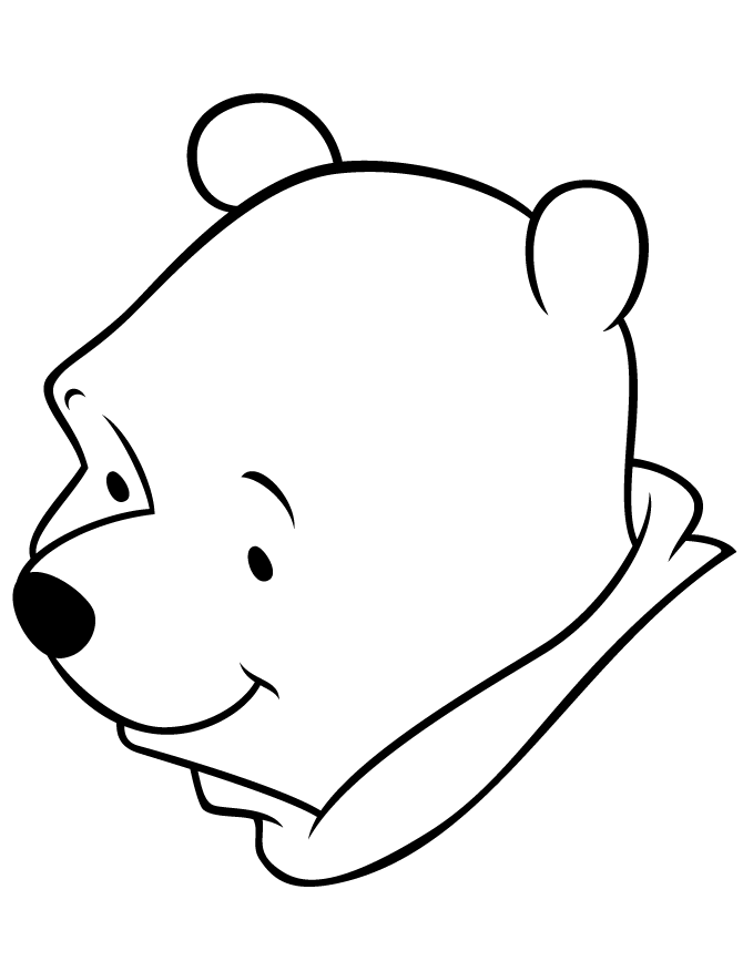 Easy Winnie The Pooh Bear For Toddlers Coloring Page Easy ...