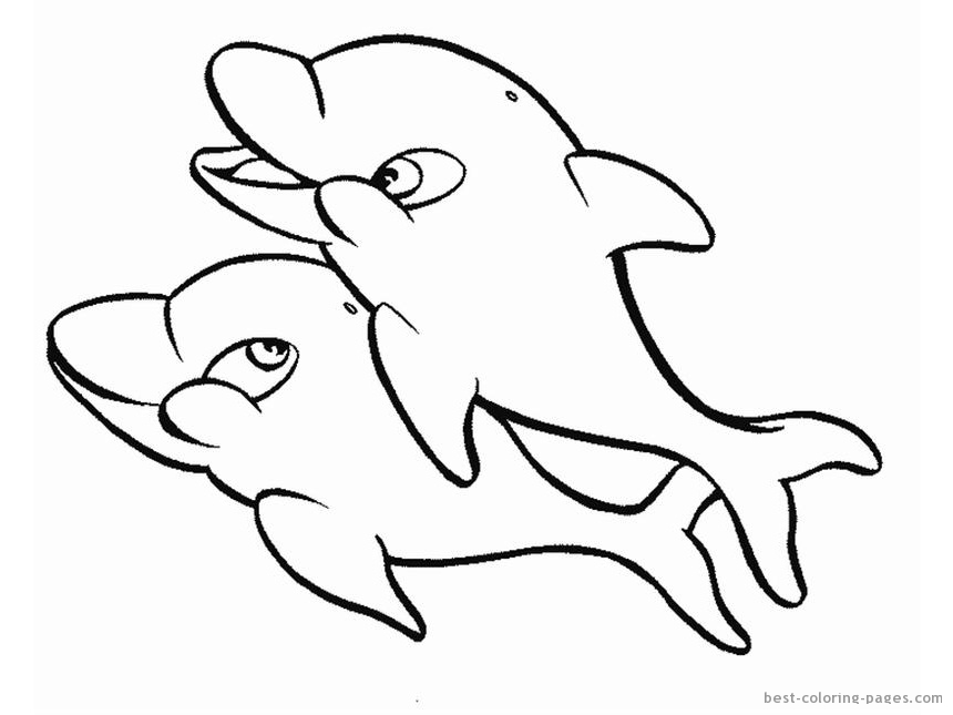 Dolphins pictures to print and color | Best Coloring Pages - Free ...