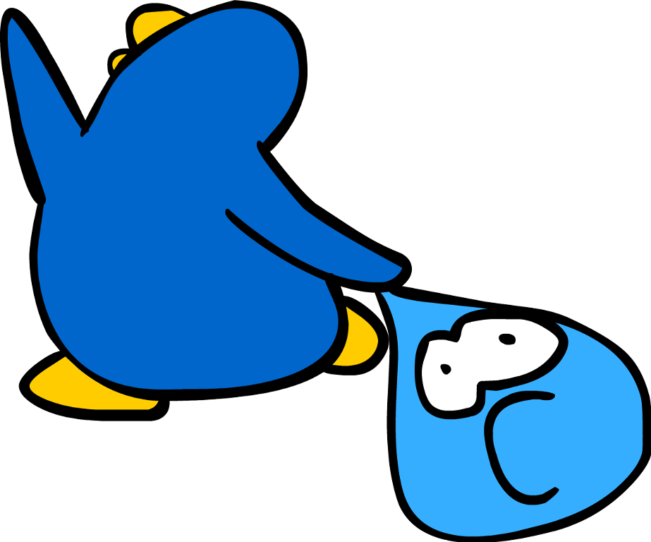 Image - Puffle Bowling Old Blue Penguin.PNG - Club Penguin Wiki ...
