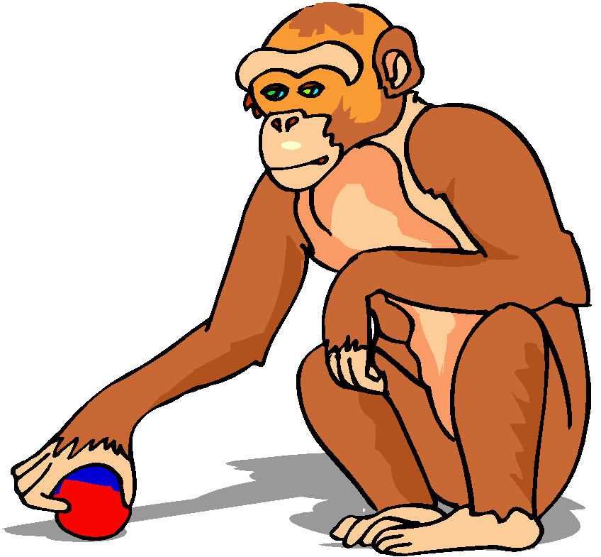 Clip Art - Clip art monkeys 989744