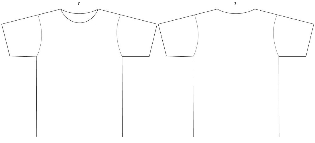 kimburux: Blank T Shirt Template   White