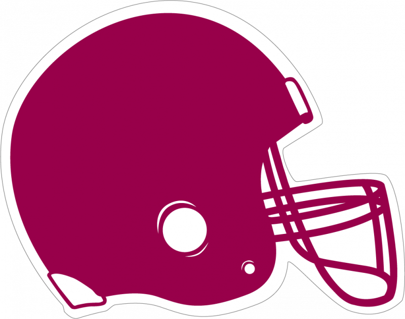 American Football Helmet Stencil
