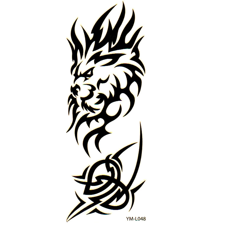 Lion Head Tattoo Promotion-Online Shopping for Promotional Lion ...
